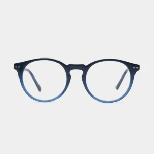 Round Acetate Frame Full Rim Lightweight Unisex Retro Glasses Spring Hinge Prescription Frames