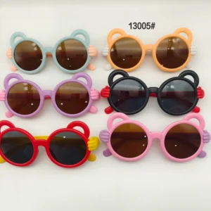 Round Frame Children’s Sunglasses UV protection Female Fashion UV protection Children’s Sunglasses Cartoon Glasses