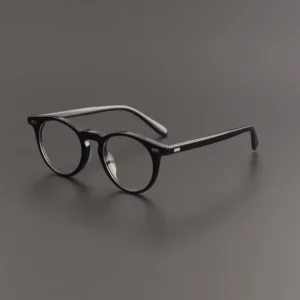 Round Frame Glasses Sunglasses Vintage Acetate Frames Kacamata Multifocal Reading Glasses Retro Myopia Eyeglasses
