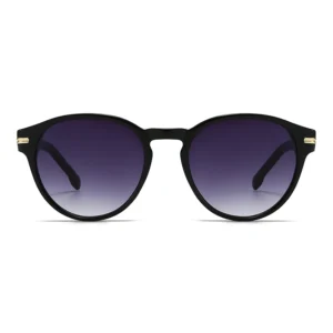 Round Frame PC UV400 Fashion Sunglasses with Plastic Lenses Unisex Shades