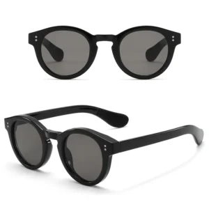 Round Frame Sunglasses UV Protection Premium Sense Personality Sunglasses Factory Direct Unisex Sunglasses