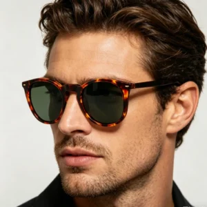 Round Shape Sunglasses Men Women’S New Style Designer Uv400 Handmade Custom Custom Acetate Sunglasses Oem