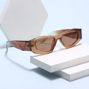 Round Simple Outdoor Full Rim Square Sunglasses Adults Outdoor Y2K Square Sun Glasses Trendy for Street Travel Trendy Fashion