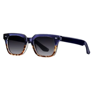 S31105 Color Mixed Small Size Retro Thick Robust Sunglasses Men Style Cadre De Lunettes Acetate + TR90 Sunglasses Polarized