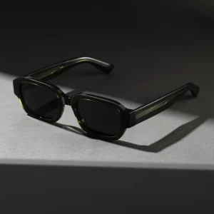 S32238 Square Acetate Sunglasses Men Women Vintage TAC Polarized Sunglasses