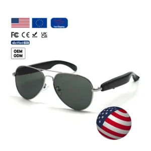 SENBONO F18 Unisex Smart Glasses with AI Translator Remote Camera Men Women Multi scenario Smart Sunglasses Popular Smartglasses