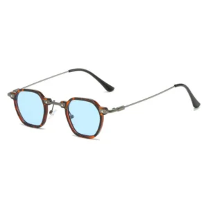 SKYWAY Customized Classic Steampunk Sunglasses Luxury Designer Metal Frame for Men UV400 Optical Lenses