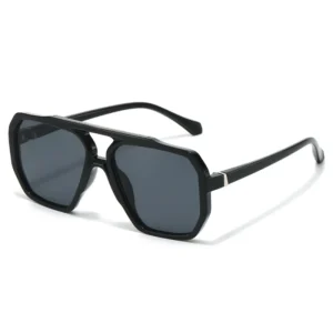 STORY 18093 Fashion Oversized Square Sunglasses Men Women Vintage Double Bridge pilot Sun Glasses Retro Tortoiseshell Shades UV