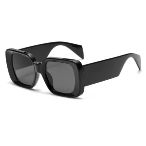 STY19388H Fashion Vintage Large Frame Sunglasses Women Men Classic Popular Sun Glasses Black Frame