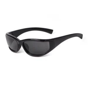 STY24126H Fashion Vintage Future Wind Sunglasses Women Men Sports Cycling Sun Glasses Black Frame