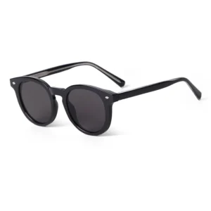STY28020M New Fashion Retro Round Sunglasses Women Men Brand Design Sun Glasses Black Classic Rice Nail UV400 Shades