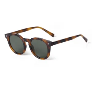 STY28020M New Trendy Vintage Round Sunglasses Women Men Brand Luxury Sun Glasses G15 Lens Classic Rice Nail UV400 Shades