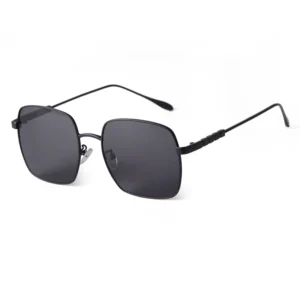 STY9501 Fashion Metal Oversized Sunglasses Trend Pilot Designer Square Frame Sun Glasses for Men Women