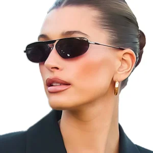 STY9589A Metal Frame Luxury Designer Sunglasses Brown Lenses Retro Oval Shades UV400 Protection Pilot Driving