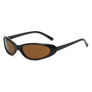 STY9806S Fashion Retro Cat Eye Sunglasses Women Men Versatile Personality Sun Glasses Brown Lens