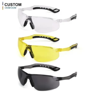 Safety Glasses Clear Stylish Work 100% UV Protective ANSI Z87 Safety Sunglasses for Men and Women