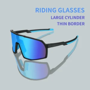 Safety Glasses MTB Road Bike Cycling Sunglasses UV400 Photochromic Lenses Full Rim Windproof Large Frame Sports