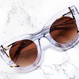 Sifier Custom High Quality Stylish Sun Glasses Fashion Women clear Acetate Frame Sunglasses