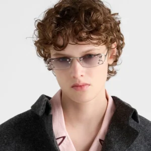 Sifier Fashion Rectangular Frame Rimless Lenses High Quality Metal Custom Unisex Sunglasses