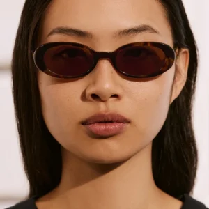 Sifier Luxury Fashion Retro Oval Tortoise Frame Custom logo Sun Glasses Thickness Acetate Cat Eye Sunglasses Women and Men