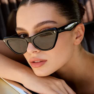 Simple Fashion Retro Cat-Eye Sunglasses UV400 Protection Full Frame Unisex Outdoor Slimming Design Sun Glasses Shades