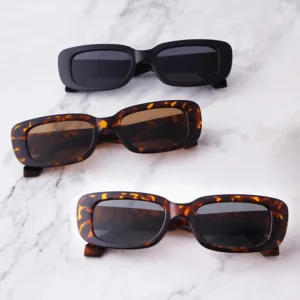 Small Frame Sunglasses Rectangular Retro