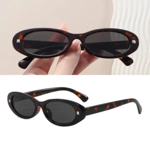 Small Plastic Frame Cat Eye Women Fashion Shades Sunglasses