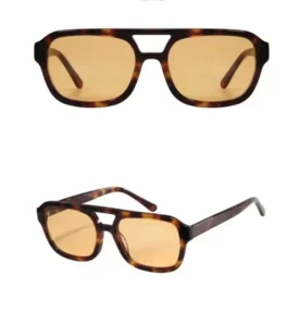 Small Quantity Custom Glasses Manufacturer Acetate Frame Men’s and Women’s Polarized Double Mid-beam Sun Frame