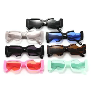 Small Size PC Frame Metal Hinge Fashion Women’s Sunglasses