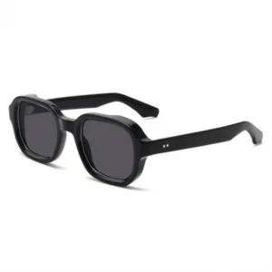 Small Square Thick Acetate Sunglasses Polarized Round Eyewear High Quality Retro Fashion Shades