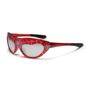 Spider Man Themed Sunglasses New Kids Sun Glasses Outdoor Sports Goggles with UV400 Protection Unbreakable Frame for Boys