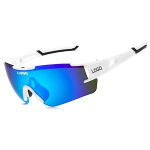 Sport Sunglasses Polarized Anti-fog Lens Cycling Riding Glasses UV400 Protection Mens Running Fishing Safety Eyewear Custom Logo