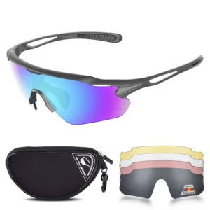 Sports Sunglasses Cycling Goggles Polarized UV400 PC Lenses for MTB Bike Driving Men Women