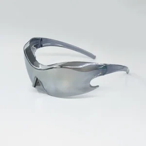 Sports Sunglasses Futuristic Vintage Big Frame TR90 Material