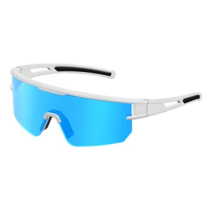Sports Sunglasses Mirror Polarized Lens Cycling Riding Pickleball Glasses OEM Google Running Fishing Safety Eyewear Custom Logo