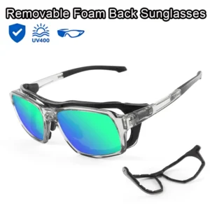 Sports Sunglasses Removable Foam Backs Lined Safety Glasses for Outdoor Pickleball Volleyball Eye Protection