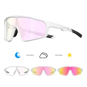 Sports Sunglasses UV400 Protection Cycling Riding Glasses Photochromic Polarized Lens Fishing Running Safety Eyewear Custom Logo