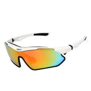 Sports Sunglasses UV400 Protection Cycling Riding Glasses Polarized Mirror Lens Mens Running Fishing Safety Eyewear Custom Logo