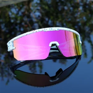Sports Sunglasses UV400 Protection Cycling Riding Glasses Polarized Mirror Lens Mens Running Fishing Safety Goggles Custom Logo