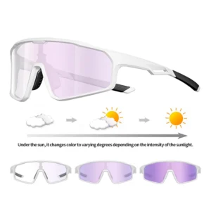 Sports Sunglasses UV400 Protection Cycling Running Glasses Photochromic Polarized Lenses Mens Fishing Safety Eyewear Custom Logo