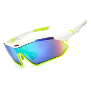 Sports Sunglasses UV400 Protection Mirror Polarized Lenses Cycling Running Glasses Pickleball Fishing Safety Eyewear Custom Logo