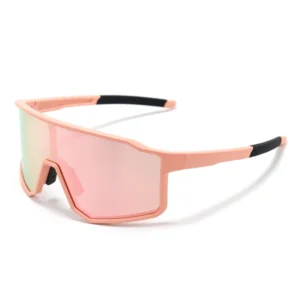 Sports Sunglasses UV400 Protection Pickleball Running Fishing Glasses Mirror Polarized Lens Cycling Riding Biking Safety Eyewear