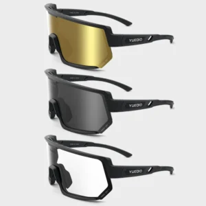 Sports Tactical Sunglasses ANSI Z87.1 Safety Eyewear UV Protection Durable TR Frame 3 Interchangeable Lenses for Outdoor