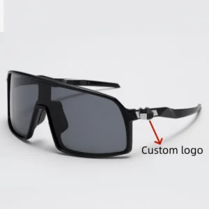 Sports Unisex Style Factory Custom Logo Designer Sports Sunglasses with UV400 Full Rim Lenses for Outdoor Use
