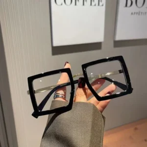 Square Eyewear Anti Blue Light Optical Eyeglasses for Computer Use