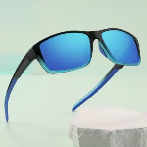 Square Frame Polarized Sunglasses for Outdoor Activities Shades Eyewear With Beach Accessories