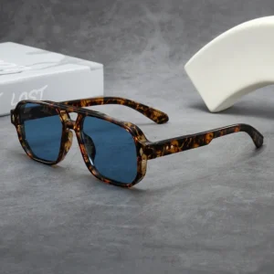 Square Frame Sport UV Protection Outdoor Driving Sunglasses Custom Logo