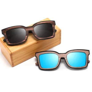 Square Frames High Quality Sun Glasses Custom Wooden Sunglasses Men Shades Sunglasses for Ladies