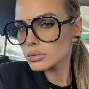 Square Full Frame UV400 Sunglasses Fashionable Internet Popular Women’s Personality All match Retro Advanced Driving Travel