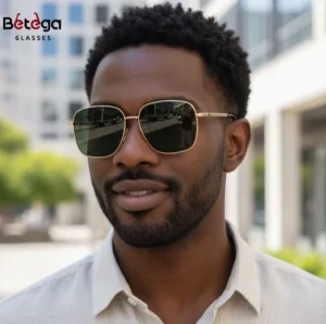 Square Large Frame Sunglasses for Men Suitable for Driving UV Protective New Style
